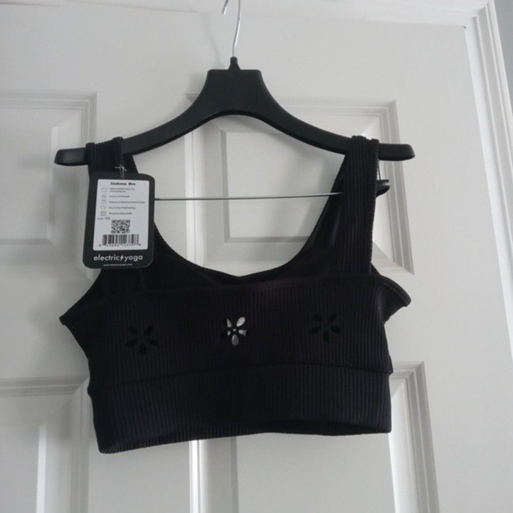 Nwt Electric Yoga Sedona Black Sports Bra — image 3 of 8